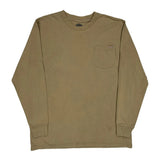 Dickies Long Sleeve T-Shirt - XL Khaki Cotton