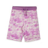 Kids Shorts: Organic Cotton Cloud Print Drawstring Shorts - FINAL SALE