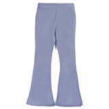 Kids Leggings: Organic Cotton Flared Yoga Pants: Solids