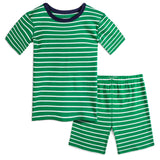 100% Organic Cotton Shortie Pajamas for Kids: Stripes - Final Sale