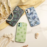 Sage Green Tiny Turtles iPhone XR Case