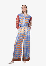 Blouse Rahi Blouse Blue-Orange