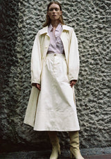 Skirt Ss24-042 Cream