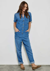 Denim Jumpsuit 90160eliane Blue