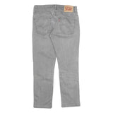 LEVI'S 511 Mens Slim Grey Denim Medium Wash Jeans W31 L30 Classic Zip Closure