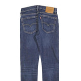 LEVI'S 519 BIG E Mens Jeans Blue Slim Skinny Denim Dark W28 L29 Classic Zip