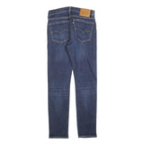 LEVI'S 519 BIG E Mens Jeans Blue Slim Skinny Denim Dark W28 L29 Classic Zip