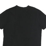 NAUTICA Mens Black Crew Neck Short Sleeve T-Shirt L Cotton Classic