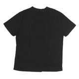 NAUTICA Mens Black Crew Neck Short Sleeve T-Shirt L Cotton Classic