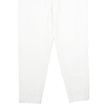 LE COMTE Womens Classic White Jeans Denim W30 L32 Zip Pockets Embroidered Logo