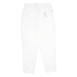 LE COMTE Womens Classic White Jeans Denim W30 L32 Zip Pockets Embroidered Logo