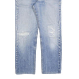 LEVI'S Mens Jeans Blue Regular Straight Denim Light W31 L28 Distressed