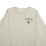ALORE Mens Beige Teamsters Crew Neck 2XL Cotton Blend Sweatshirt Casual