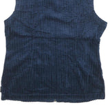 WOOLRICH Womens Navy Blue Zip Jacket M Polyester Blend Corduroy Stylish Warm