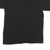 ADIDAS Mens Black T-Shirt M Short Sleeve Crew Neck Cotton Blend USA Flag Logo