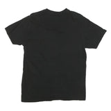 ADIDAS Mens Black T-Shirt M Short Sleeve Crew Neck Cotton Blend USA Flag Logo