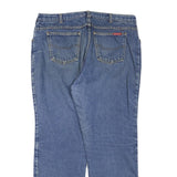 DICKIES Mens Regular Blue Denim Jeans W38 L28 Cotton Blend Zip Classic Fit