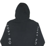 NIKE Mens Black Hoodie M Nike Air Jumper Just Do It Cotton Blend