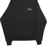 CHAMPION Mens Black College Prep Printed Pullover Hoodie L Casual Cotton Blend