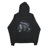 CHAMPION Mens Black College Prep Printed Pullover Hoodie L Casual Cotton Blend