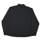 CARHARTT Womens Black 1/4 Zip 2XL Sweatshirt Lightweight Pullover Casual