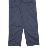 DICKIES Mens Relaxed Navy Cotton Blend Trousers W30 L30 Workwear Zip Closure