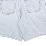 GUESS Mens Shorts Blue Cotton Casual M W33 Denim Light Wash