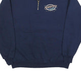 JERZEES Mens Blue Jackson Hole Wyoming Collared XL Cotton Blend Sweatshirt