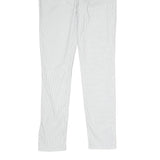 LEVI'S Womens Cotton Blend Slim Fit White Trousers W30 L29 Casual Zip Closure