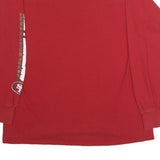 NFL Mens Red San Francisco 49ers Graphic Long Sleeve Crew Neck L T-Shirt