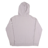 VANS Mens Lilac Hoodie M Cotton Pullover Checked Sleeve Print