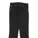 LEVI'S Mens Jeans Black Regular Bootcut Denim Medium W29 L28 Cropped Raw Hem