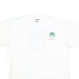 ONEITA Mens White Adopt-A-Park Graphic T-Shirt XL Short Sleeve Crew Neck