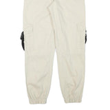 CLOCKHOUSE Mens Cotton Blend Beige Relaxed Cargo Trousers W28 L29 Utility