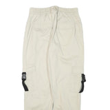 CLOCKHOUSE Mens Cotton Blend Beige Relaxed Cargo Trousers W28 L29 Utility