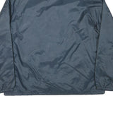 CHALK LINE Mens Blue Rand McNally Coach Jacket L Polyester Blend Button Closure