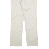 RALPH LAUREN POLO JEANS COMPANY Womens Cotton Blend Cream Slim Straight Trousers