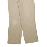 CARHARTT Womens Cotton Blend Beige Regular Leg Trousers W34 L30 Workwear