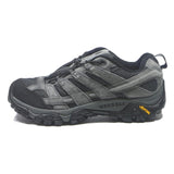MERRELL Moab Mens Low Top Trainers Grey & Black Synthetic UK 8 Comfortable