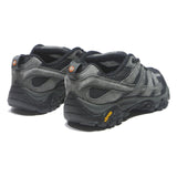 MERRELL Moab Mens Low Top Trainers Grey & Black Synthetic UK 8 Comfortable