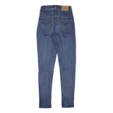 LEVI'S Womens Slim Blue Denim Light Wash Jeans W23 L28 Stretch Cotton Blend