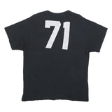 2PAC Mens Black Tupac Graphic T-Shirt L Short Sleeve Crew Neck Music Rap