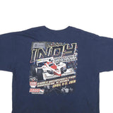 GILDAN Mens Blue Indy Grand Prix Of Alabama Graphic T-Shirt 2XL Short Sleeve