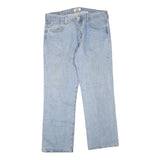 LEVI'S 501 Mens Jeans Blue Regular Straight Denim Light W38 L30 Classic Fit