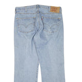 LEVI'S 501 Mens Jeans Blue Regular Straight Denim Light W38 L30 Classic Fit