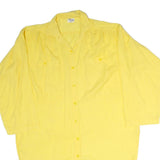 FREEDOM Womens Yellow Cotton Day Shirt Dress M Casual Lightweight