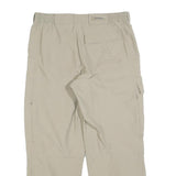 SCHOFFEL Womens Beige Regular Fit Straight Leg Trousers W32 L28 Lightweight