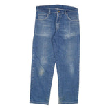 DICKIES Mens Jeans Blue Regular Straight Denim Medium W32 L27 Workwear Zip