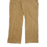 DICKIES Mens Regular Fit Beige Cotton Blend Straight Leg Trousers W34 L29
