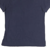 TOMMY HILFIGER Mens Blue Cotton Polo Shirt M Short Sleeve Classic Fit Logo